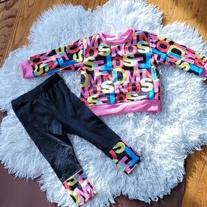 SHEIN Black Toddler Pants
